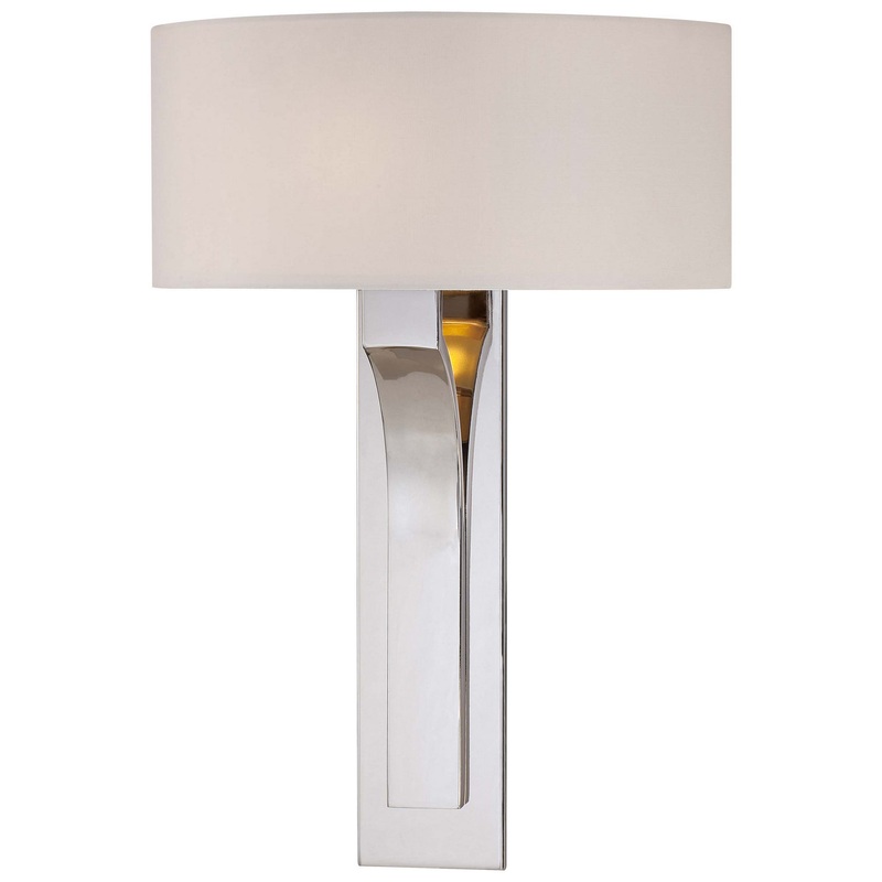 George Kovacs P1705-613 George Kovacs One Light Wall Sconce, Polished Nickel