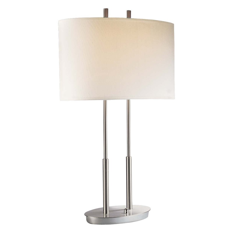George Kovacs P184-084 George`S Reading Room LED Table Lamp, Brushed Nickel