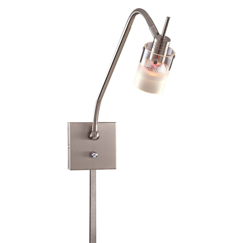 George Kovacs P220-084 Pierce LED Wall Lamp, Brushed Nickel