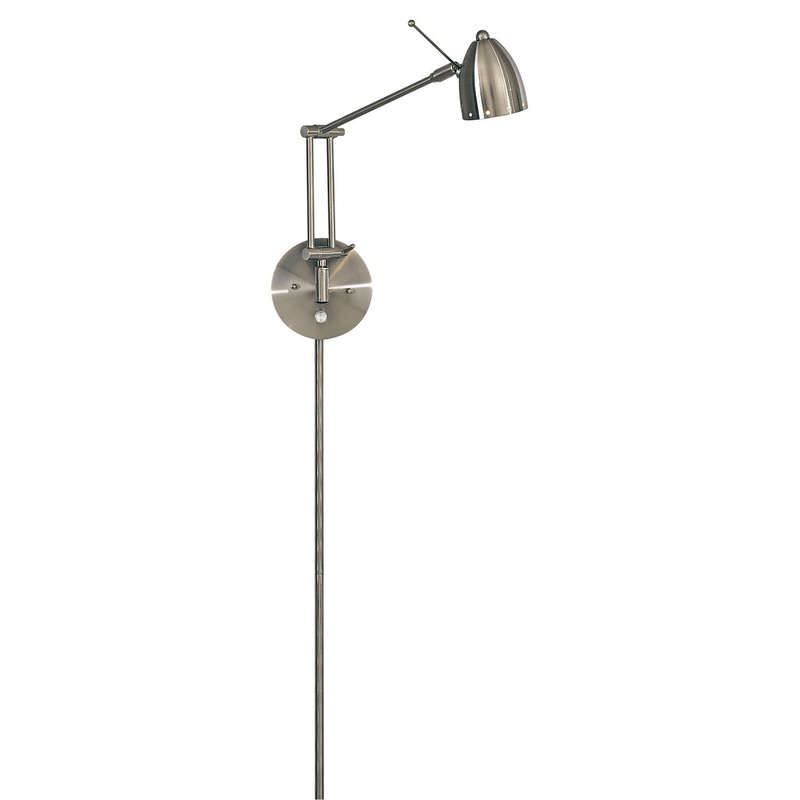 George Kovacs P254-084 George's Reading Room LED Task Wall Lamp, Brushed Nickel