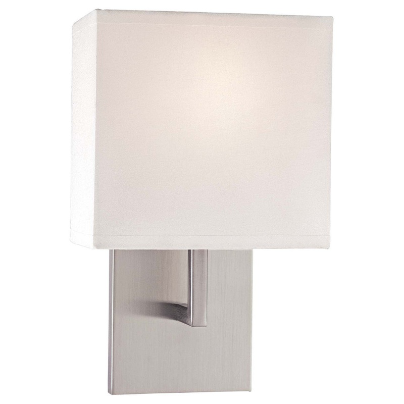 George Kovacs P470-084 George Kovacs One Light Wall Sconce, Brushed Nickel