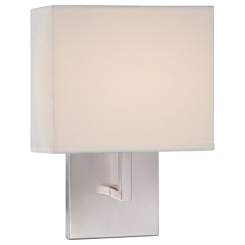 George Kovacs P470-084-L George Kovacs LED Wall Sconce, Brushed Nickel