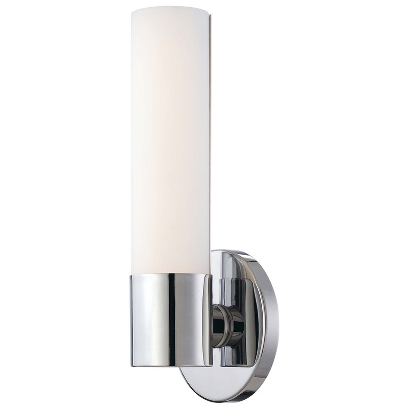 George Kovacs P5041-077-L Saber LED Wall Sconce, Chrome