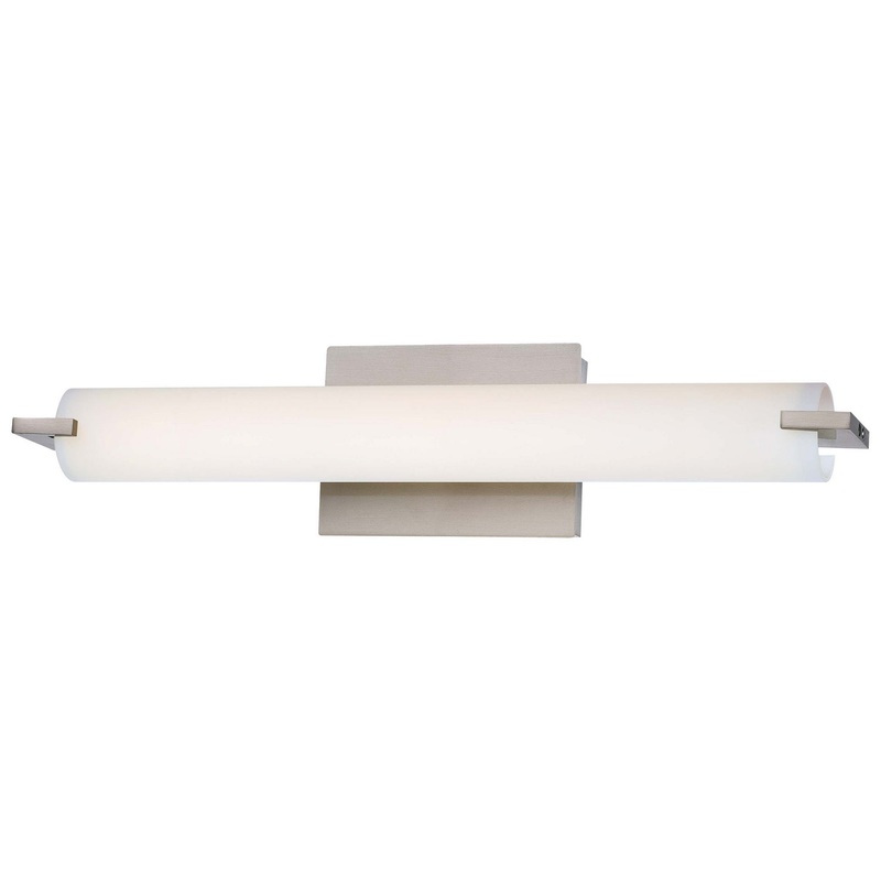 George Kovacs P5044-084-L Tube LED Bath, Brushed Nickel
