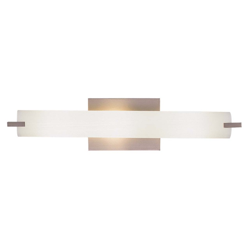 George Kovacs P5044-084 Tube Three Light Wall Lamp, Brushed Nickel