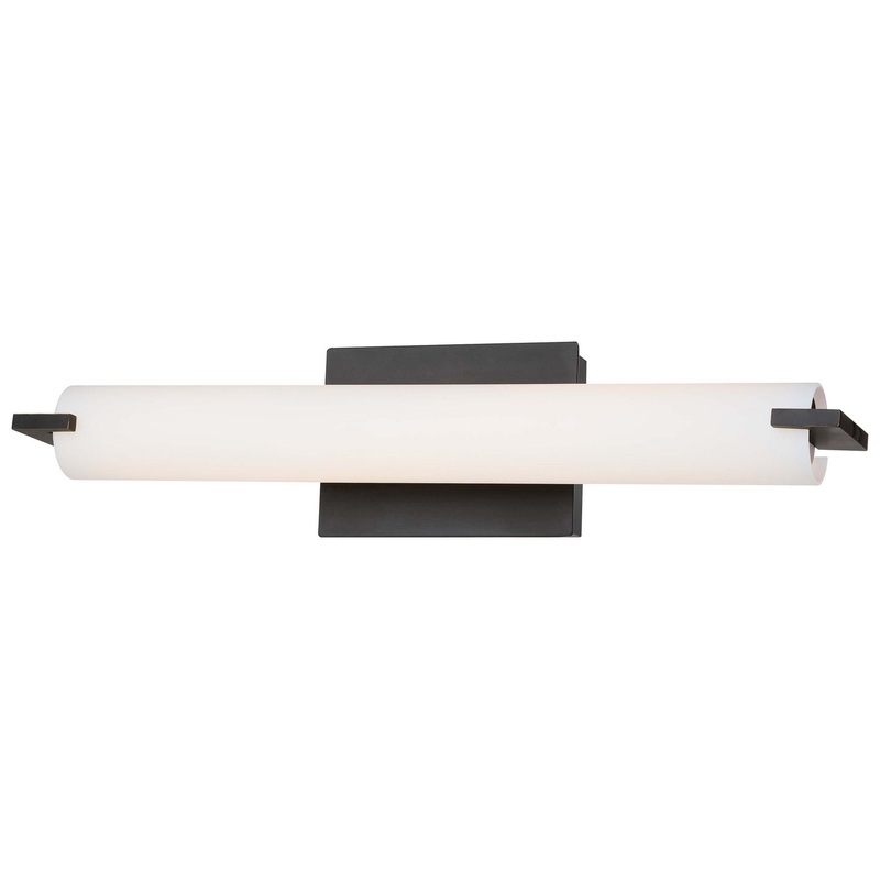 George Kovacs P5044-37B-L Tube LED Bath, Dark Restoration Bronze