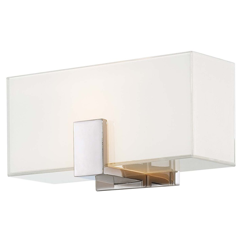 George Kovacs P5220-613 George Kovacs One Light Wall Sconce, Polished Nickel