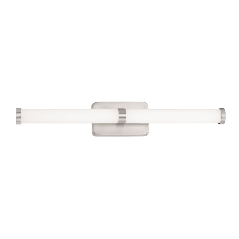 George Kovacs P575-084-L Loupe LED Vanity Light, Brushed Nickel