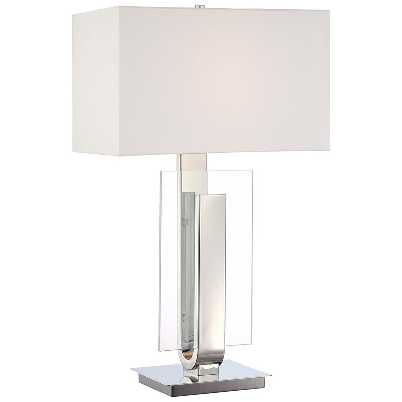 George Kovacs P794-613 George`S Reading Room LED Table Lamp, Polished Nickel