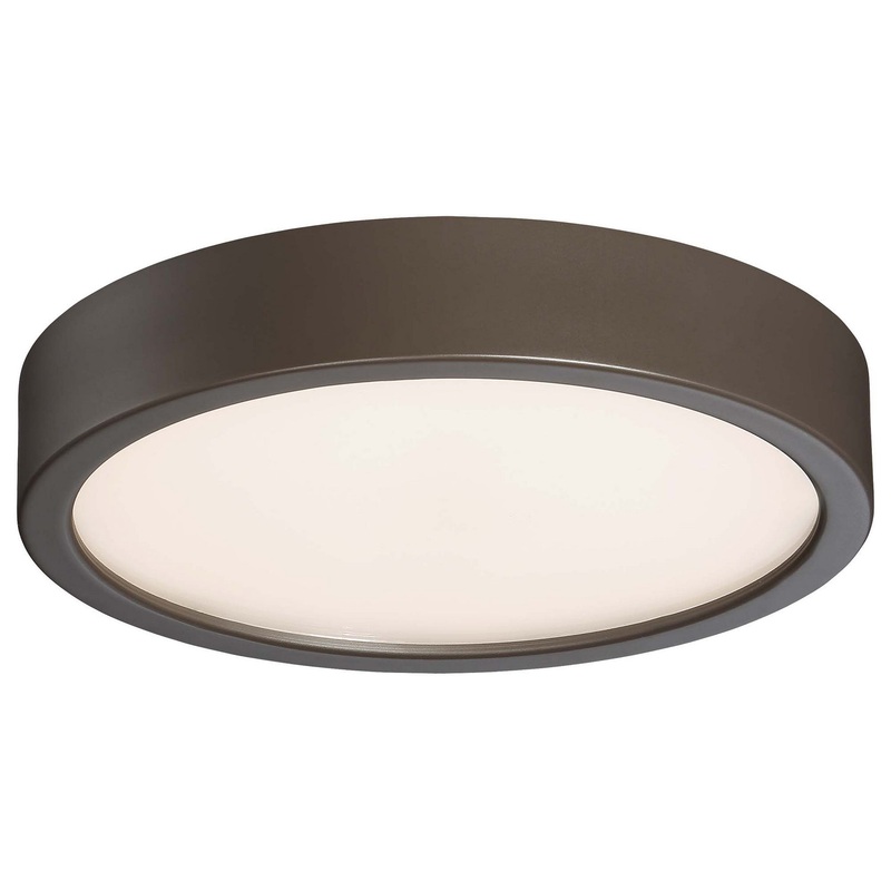 George Kovacs P841-647B-L George Kovacs LED Flush Mount, Painted Copper Bronze Patina