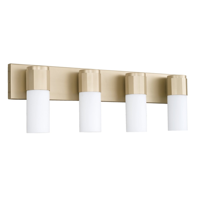 Capital Lighting 146241SF Sutton Four Light Vanity, Soft Gold (Discontinued)