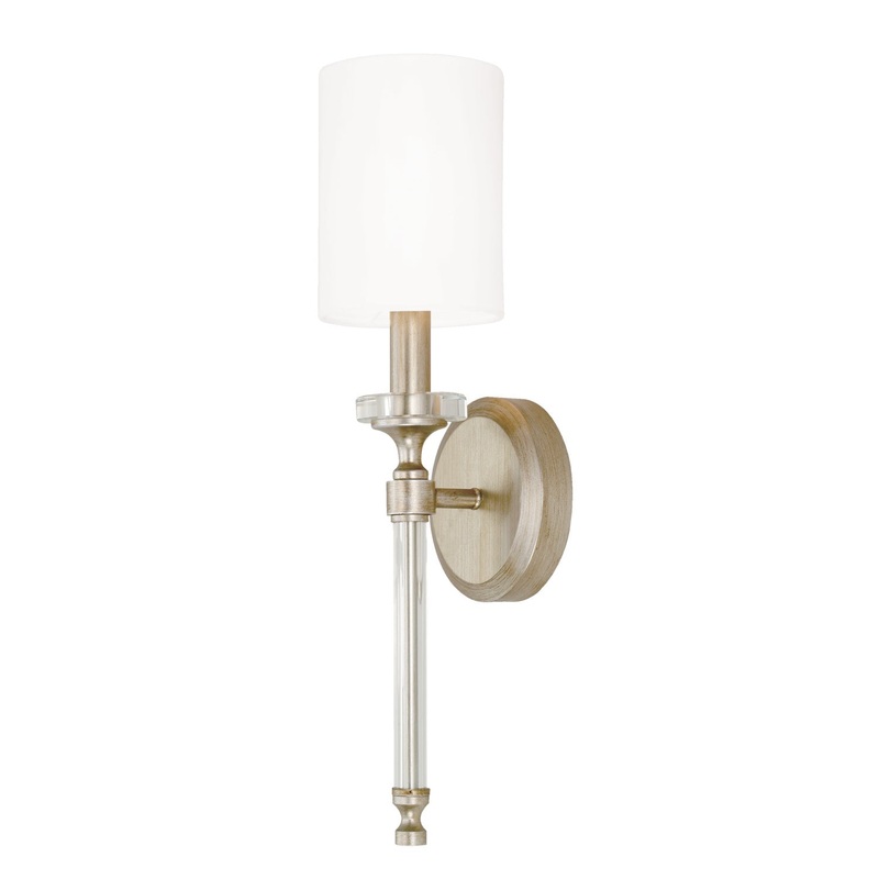 Capital Lighting 644811BS-703 Breigh One Light Wall Sconce, Brushed Champagne