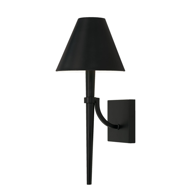 Capital Lighting 645911MB Holden One Light Wall Sconce, Matte Black