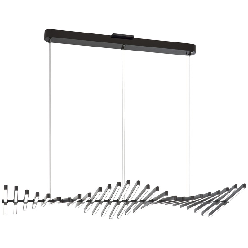 George Kovacs P1158-675-L Stake Out LED Pendant, Chocolate