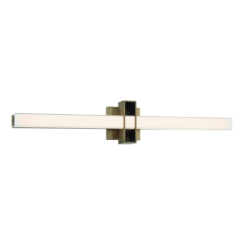 George Kovacs P1524-575-L Major LED Bath, Aged Brass