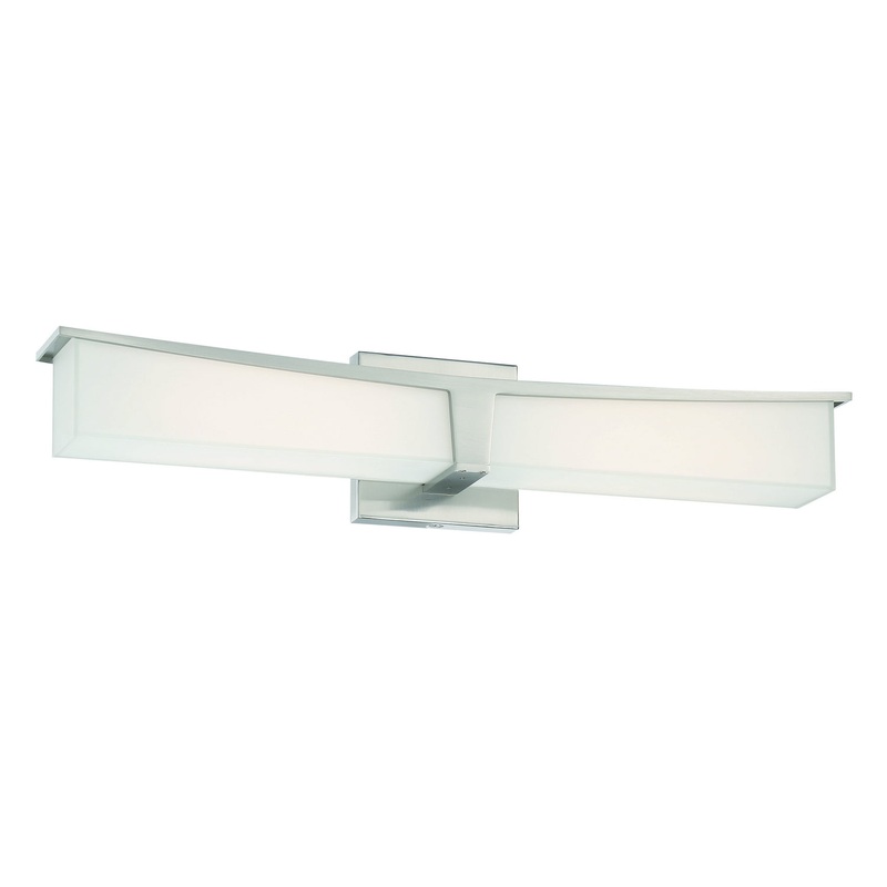 George Kovacs P1533-084-L Plane LED Bath, Brushed Nickel