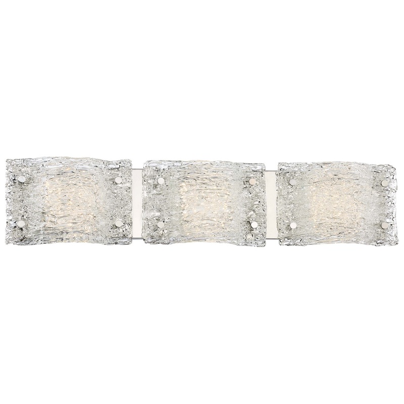 George Kovacs P5283-077-L Forest Ice LED Bath, Chrome