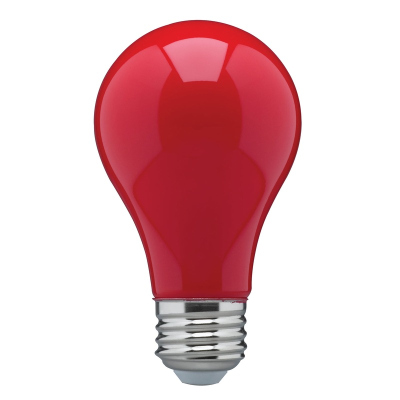 Satco S14984 Light Bulb, Ceramic Red
