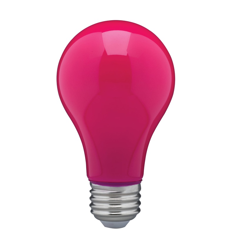 Satco S14989 Light Bulb, Ceramic Pink