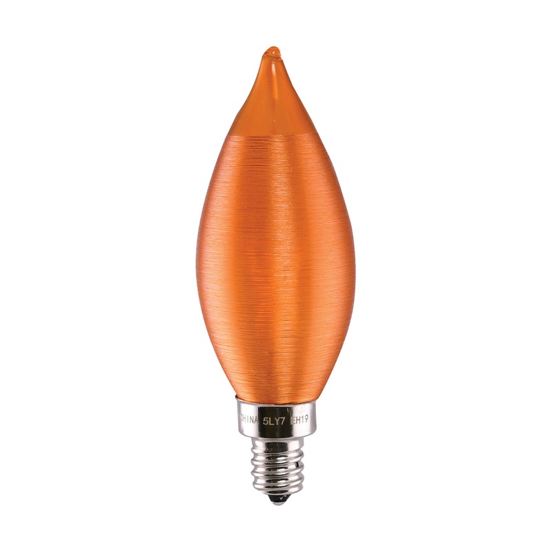 Satco S11301 Light Bulb, Spun Amber