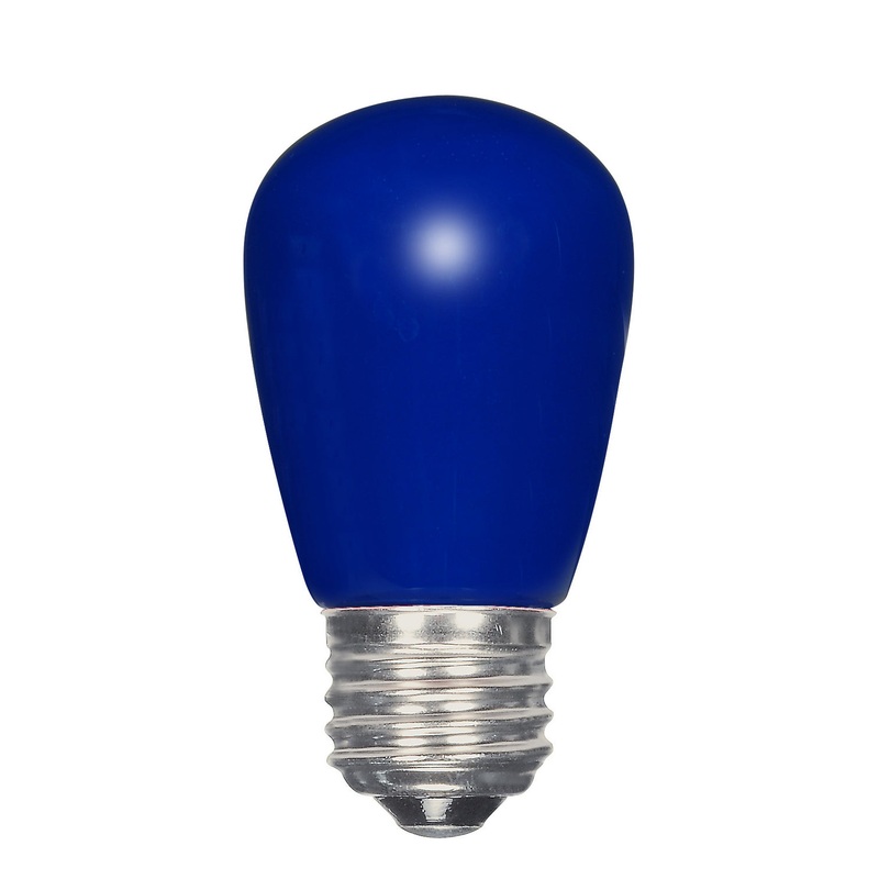Satco S9172 Light Bulb, Ceramic Blue