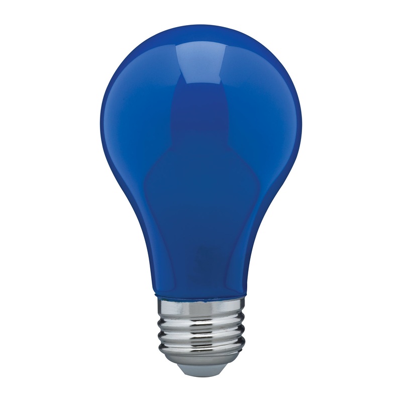 Satco S14985 Light Bulb, Ceramic Blue