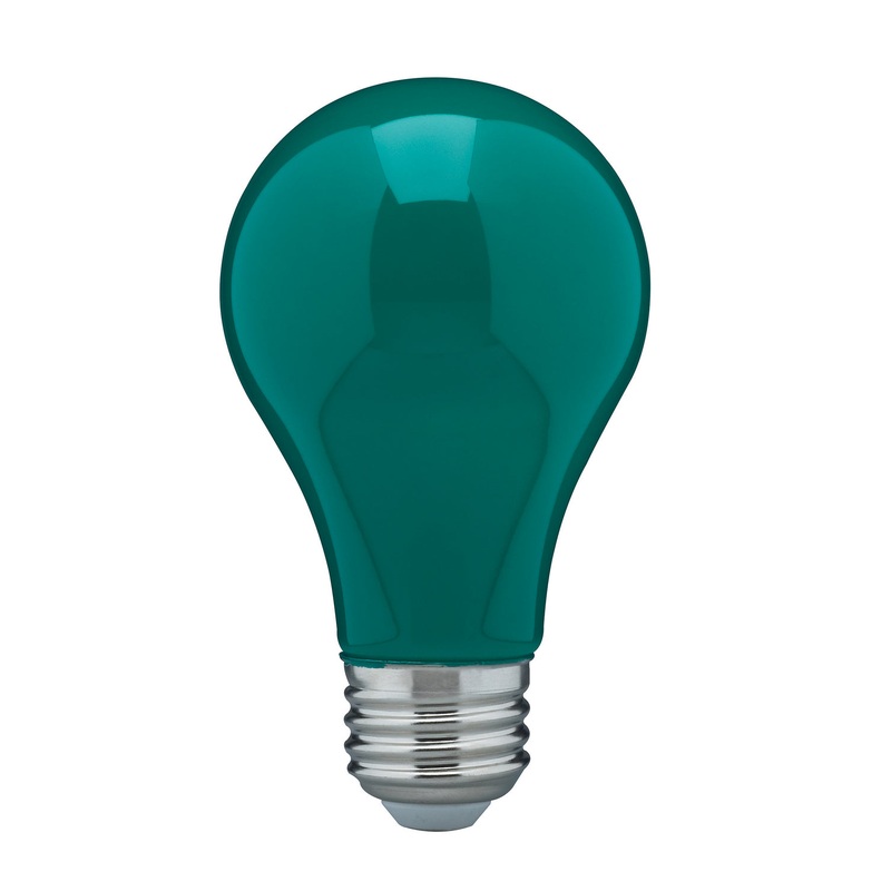 Satco S14986 Light Bulb, Ceramic Green