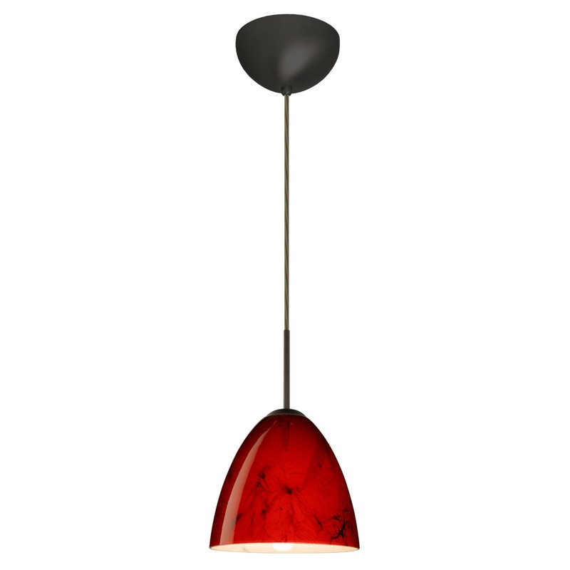 Besa 1JC-4470MA-LED-BR Vila One Light Pendant Bronze