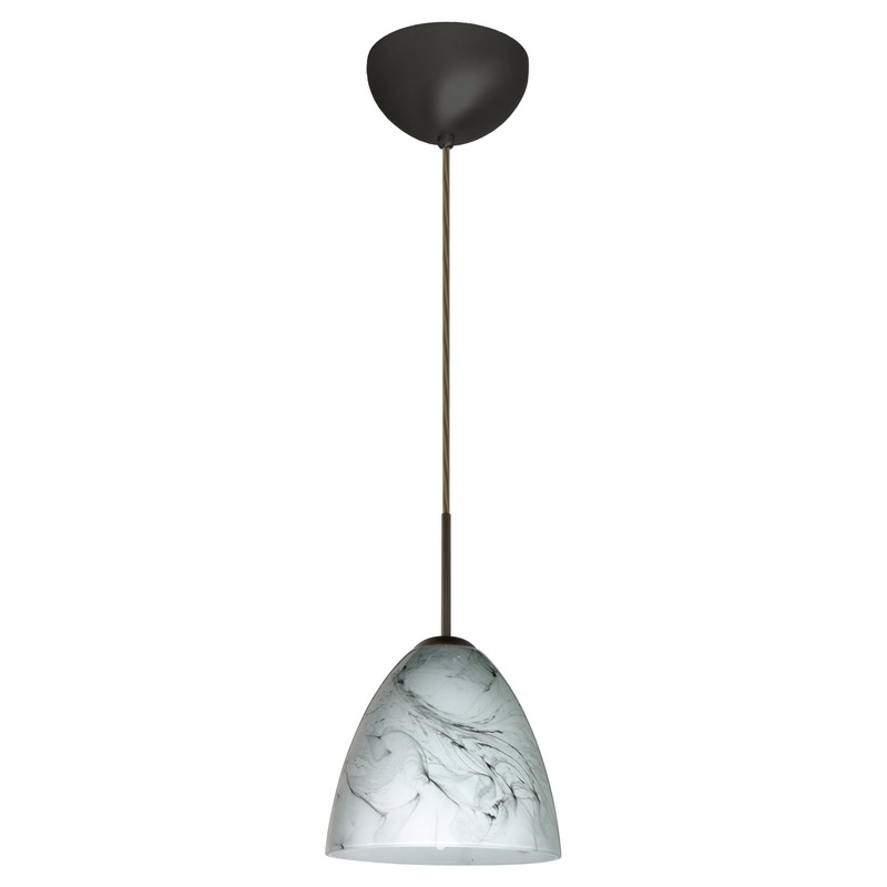 Besa 1JC-4470MG-LED-BR Vila One Light Pendant Bronze