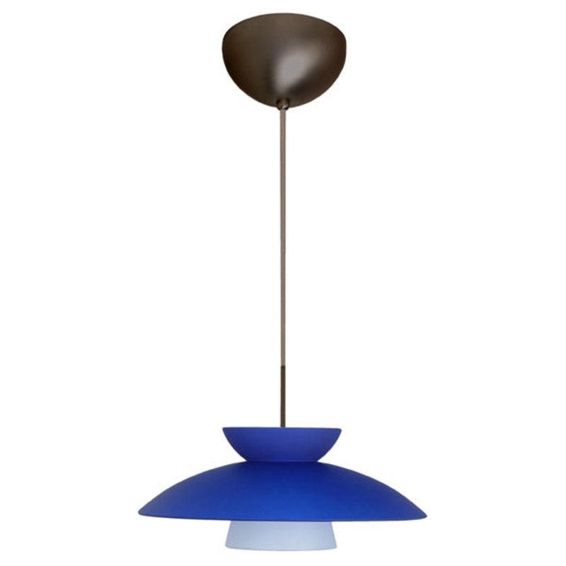 Besa 1JC-451323-BR Trilo One Light Pendant Bronze