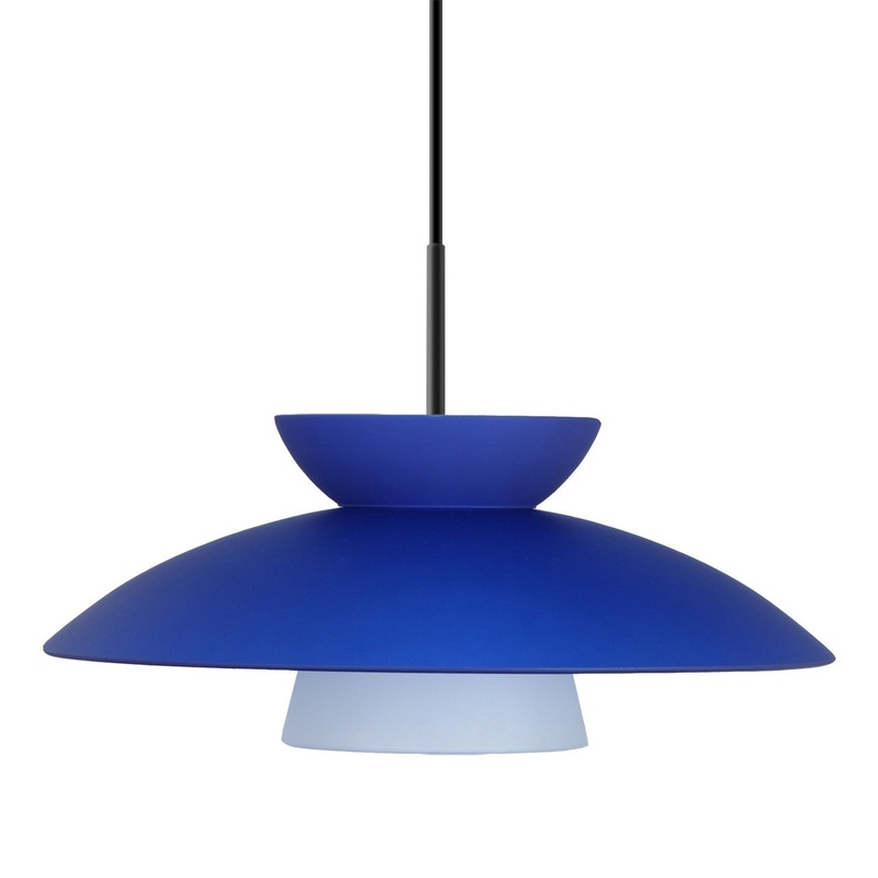 Besa 1JC-451323-LED-BK Besa Trilo 15 Pendant LED Pendant Black