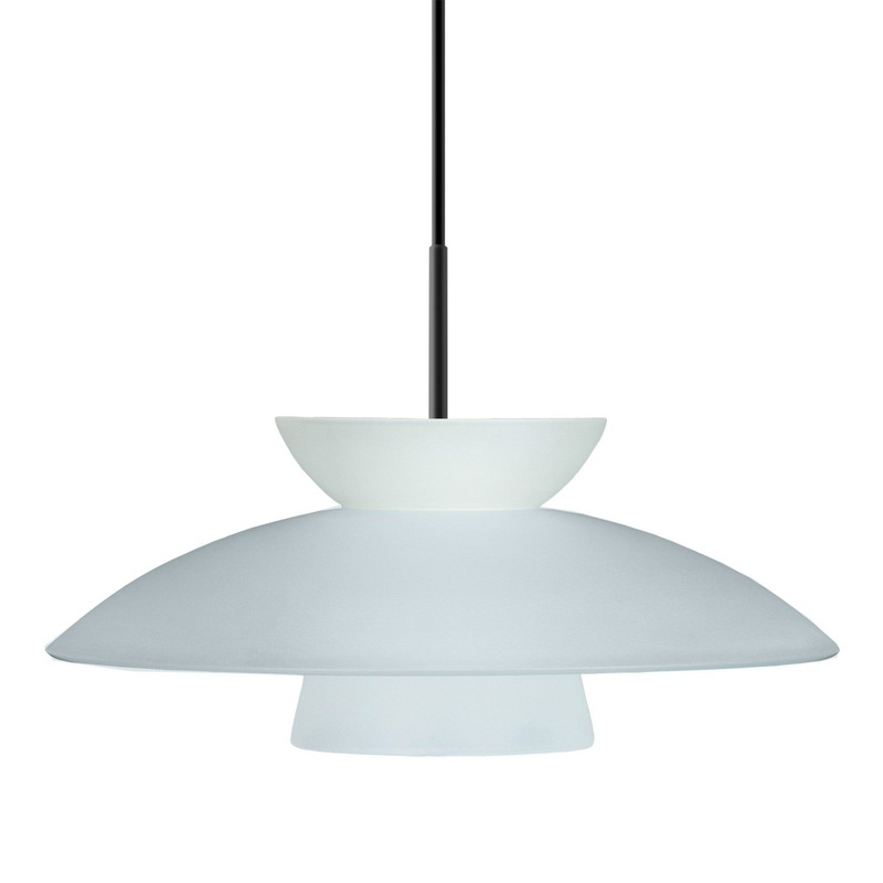 Besa 1JC-451325-LED-BK Besa Trilo 15 Pendant LED Pendant Black