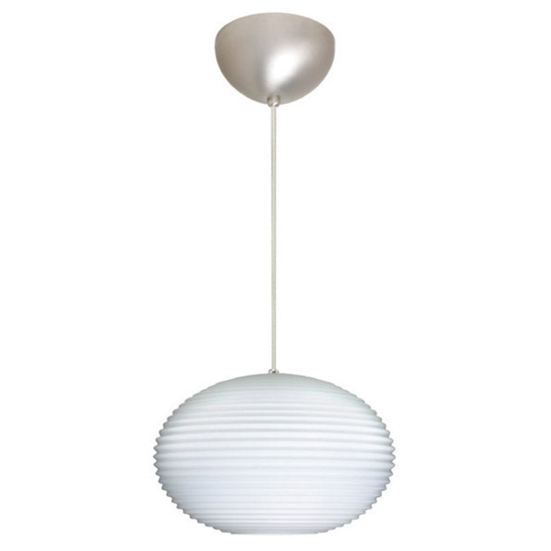 Besa 1JC-491307-SN Pape One Light Pendant Satin Nickel