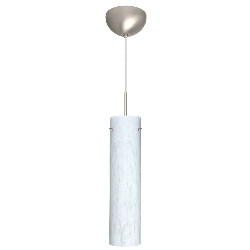 Besa 1JC-722419-LED-SN Stilo One Light Pendant Satin Nickel