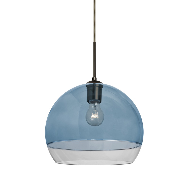 Besa 1JC-ALLY12BL-BR Ally One Light Pendant Bronze