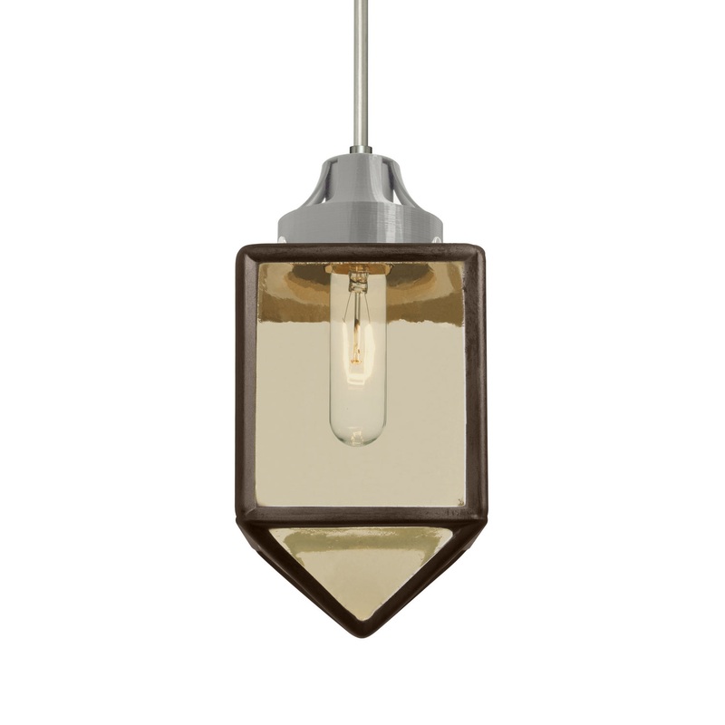 Besa 1JC-BRAVOBR-SN Bravo One Light Pendant Satin Nickel (Discontinued)