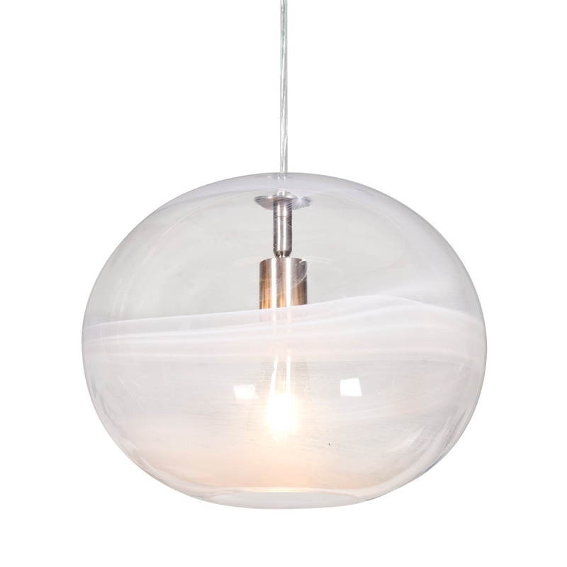 Besa 1JC-GENOCL-EDIL-SN Geno LED Pendant Satin Nickel