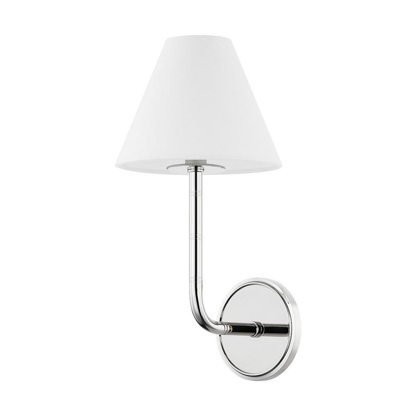 Hudson Valley 7216-PN Trice One Light Wall Sconce, Polished Nickel