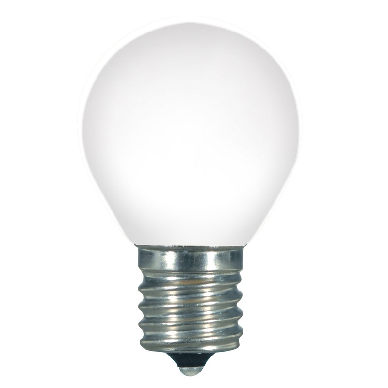 Satco S9168 Light Bulb, Coated White