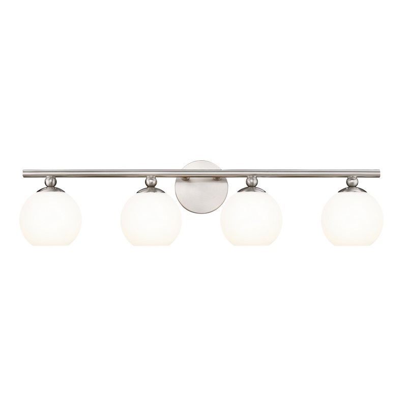 Z-Lite 1100-4V-BN Neoma Four Light Vanity, Brushed Nickel
