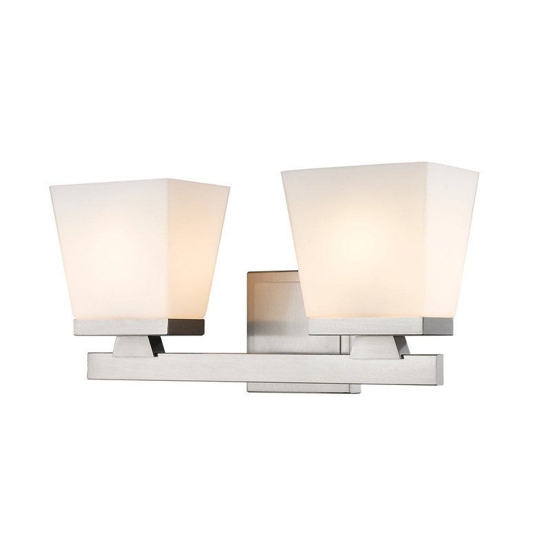 Z-Lite 1937-2V-BN Astor Two Light Vanity, Brushed Nickel