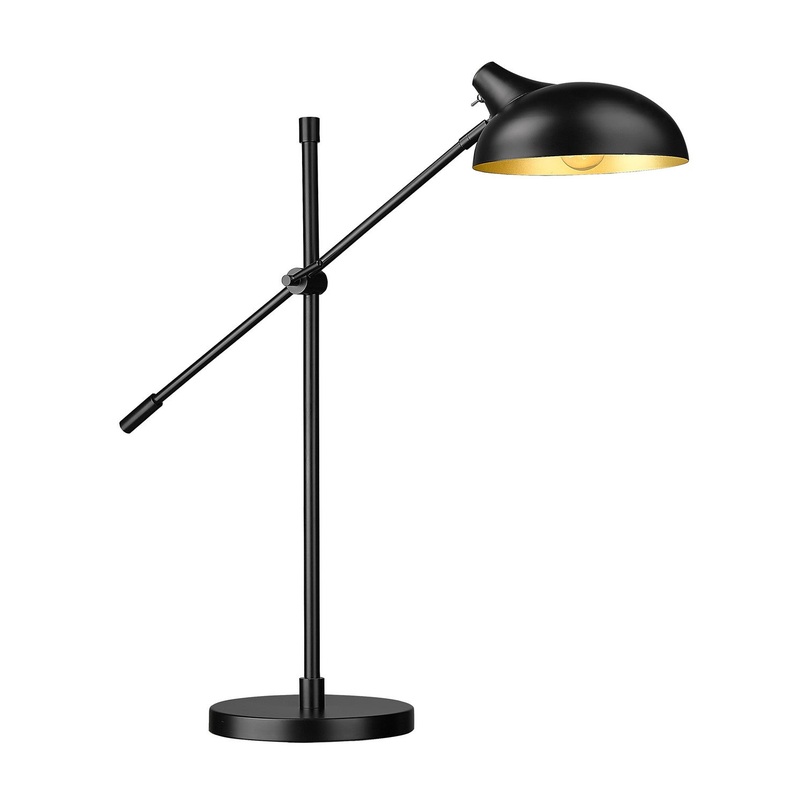 Z-Lite 1942TL-MB Bellamy One Light Table Lamp, Matte Black