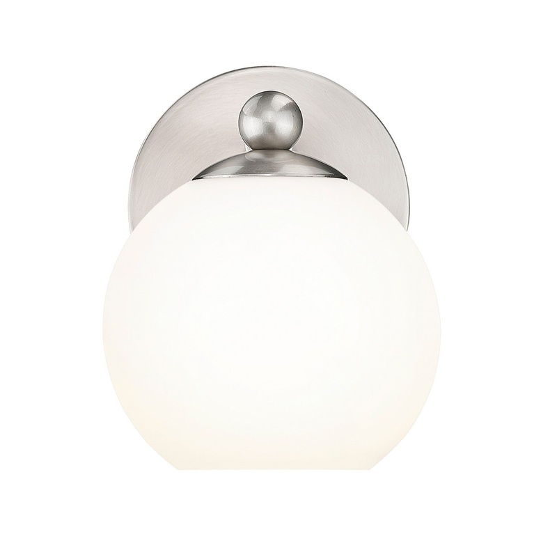 Z-Lite 1100-1S-BN Neoma One Light Wall Sconce, Brushed Nickel