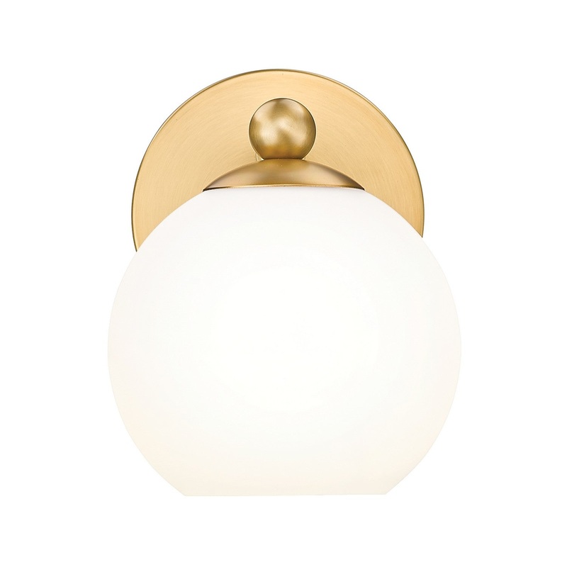 Z-Lite 1100-1S-MGLD Neoma One Light Wall Sconce, Modern Gold