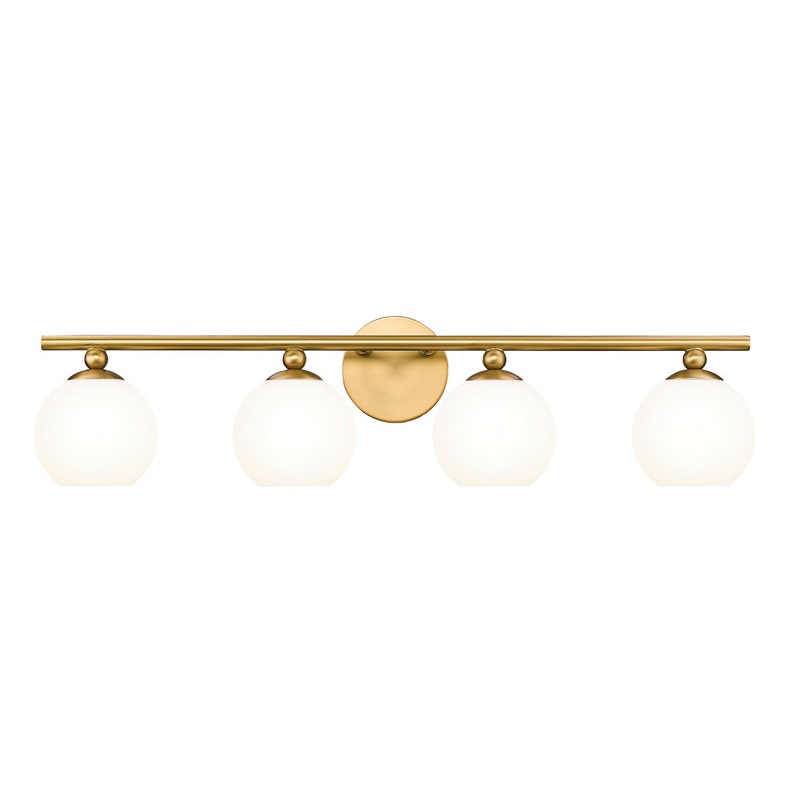 Z-Lite 1100-4V-MGLD Neoma Four Light Vanity, Modern Gold