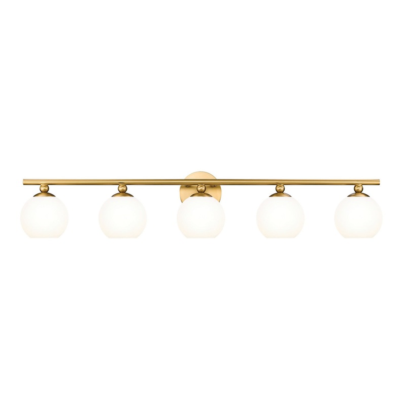 Z-Lite 1100-5V-MGLD Neoma Five Light Vanity, Modern Gold