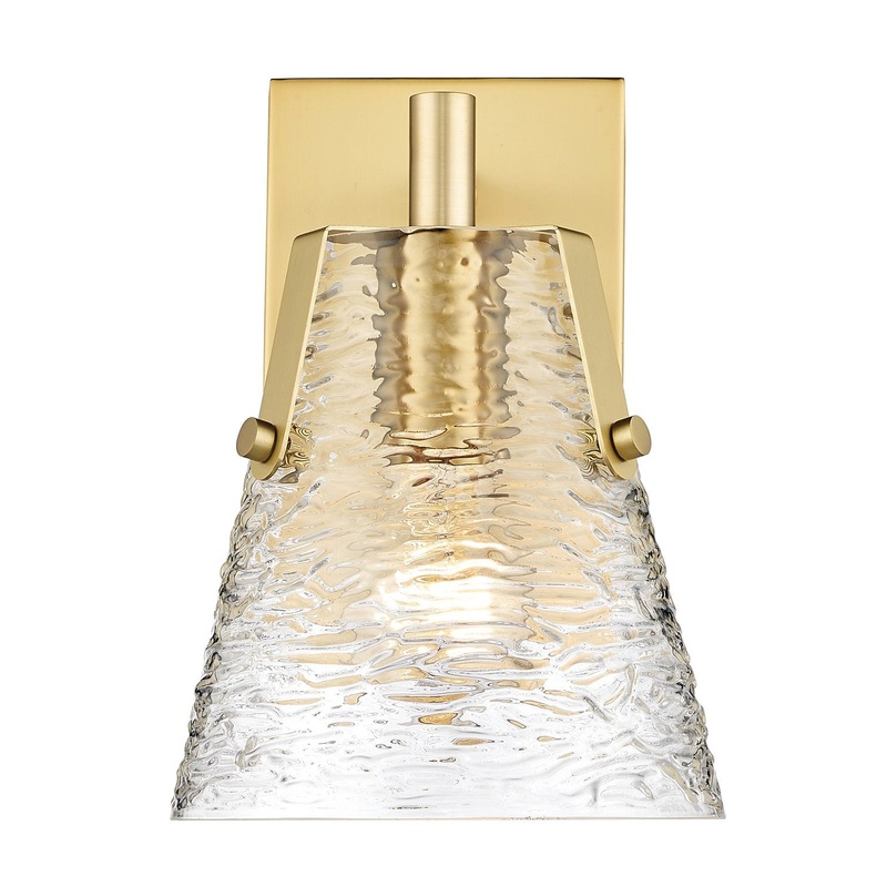 Z-Lite 1101-1S-MGLD Analia One Light Wall Sconce, Modern Gold