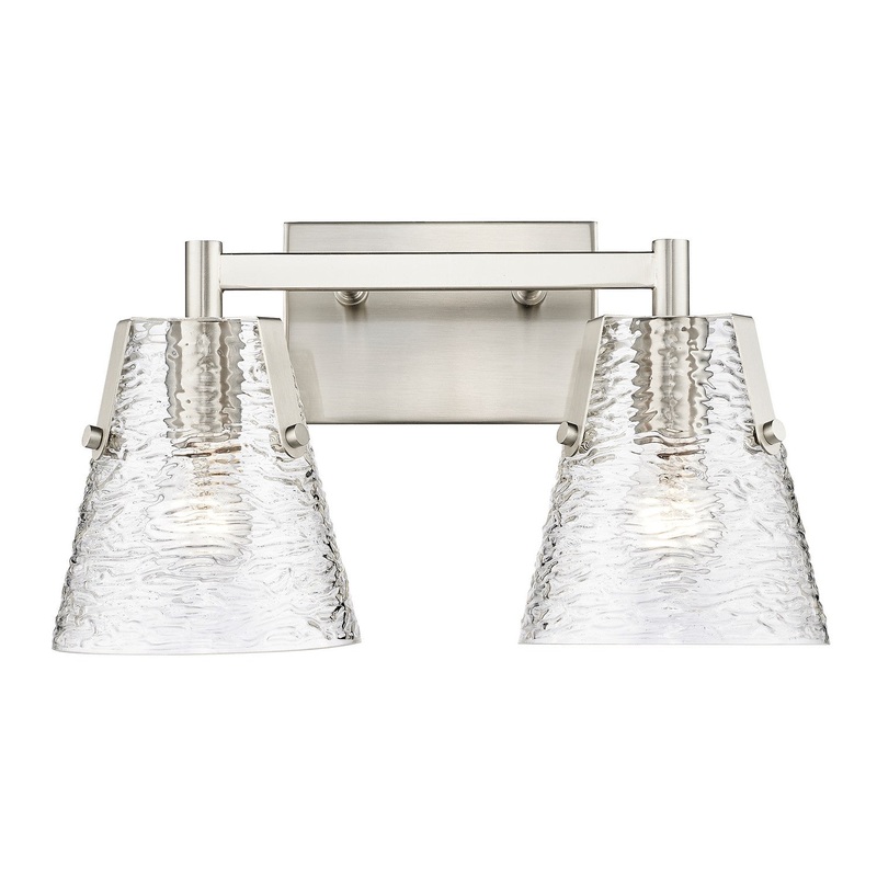 Z-Lite 1101-2V-BN Analia Two Light Vanity, Brushed Nickel