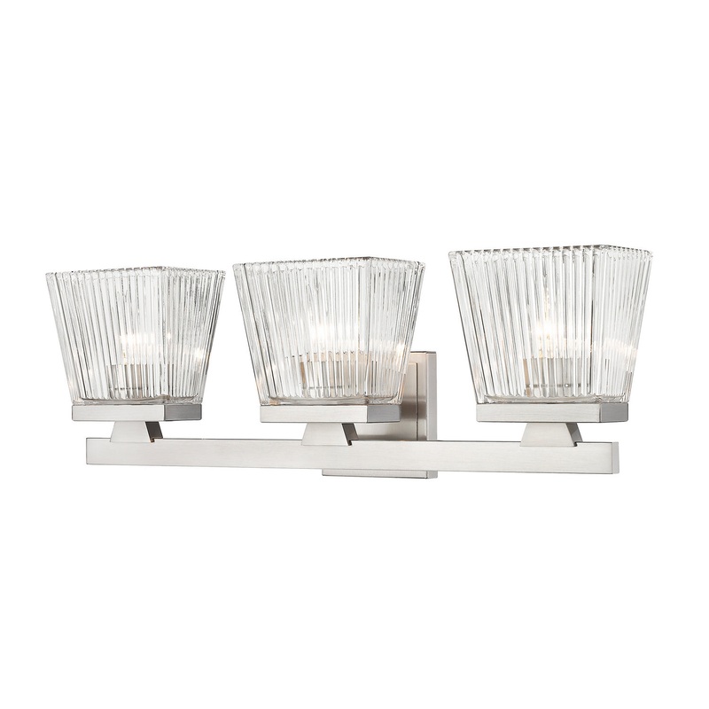 Z-Lite 1936-3V-BN Astor Three Light Vanity, Brushed Nickel