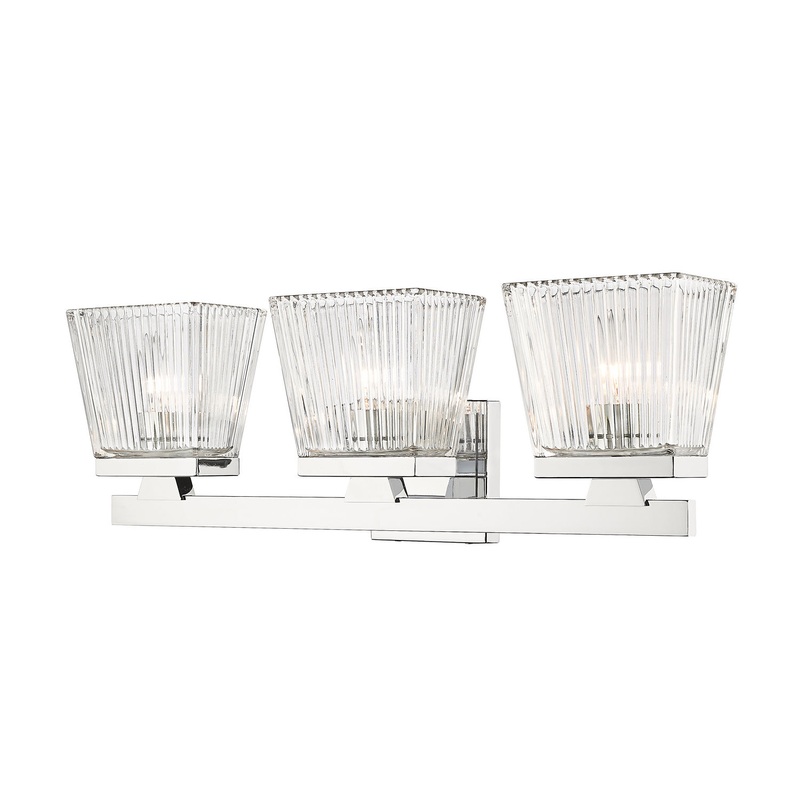 Z-Lite 1936-3V-CH Astor Three Light Vanity, Chrome